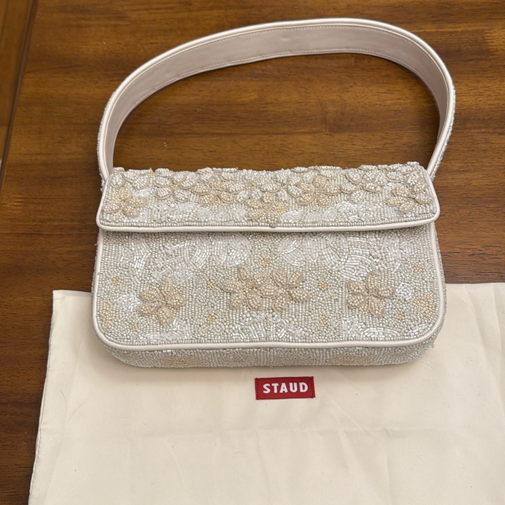 STAUD TOMMY BEADED BAG | GARDEN PARTY